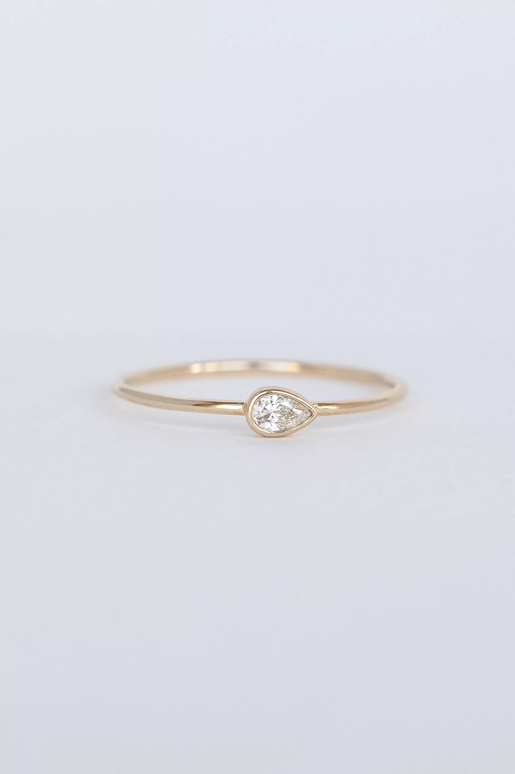 Yellow gold One of a Kind diamond ring