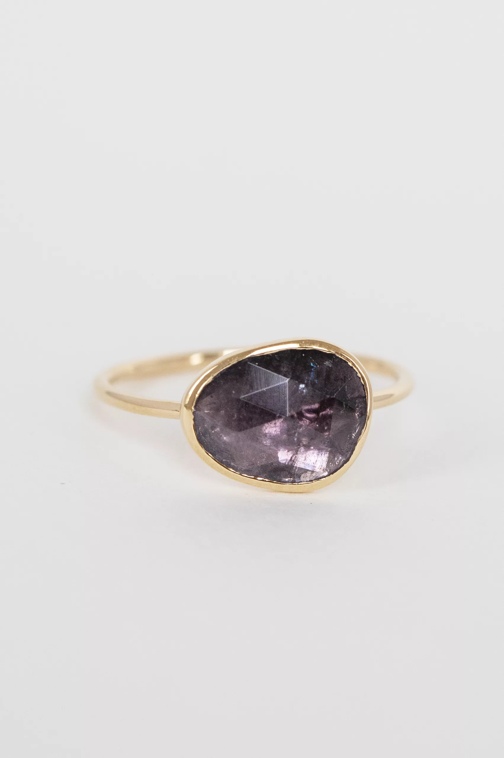 Yellow gold One of a Kind Faye purple Tourmaline Ring