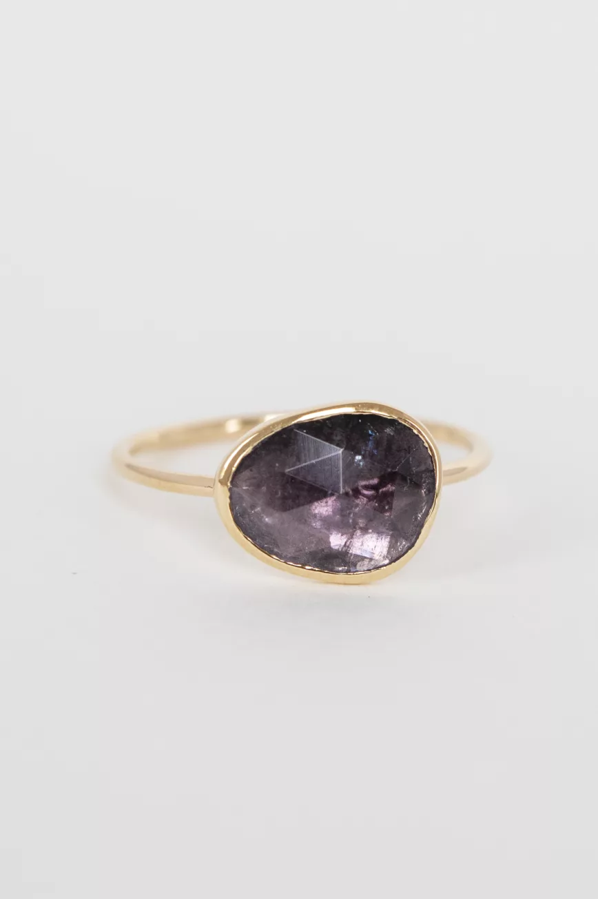 Yellow gold One of a Kind Faye purple Tourmaline Ring
