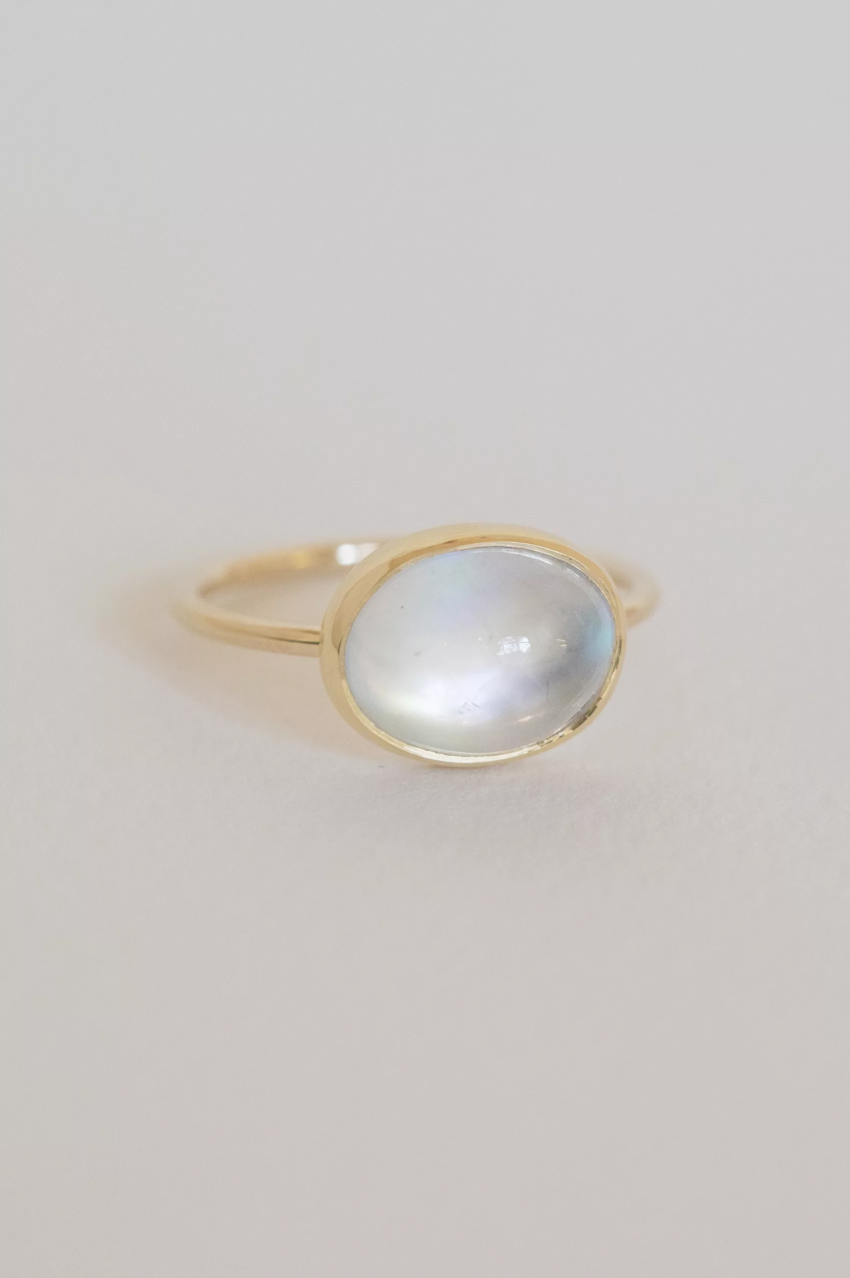 Celine Daoust yellow gold One of a Kind Faye Moonstone Ring