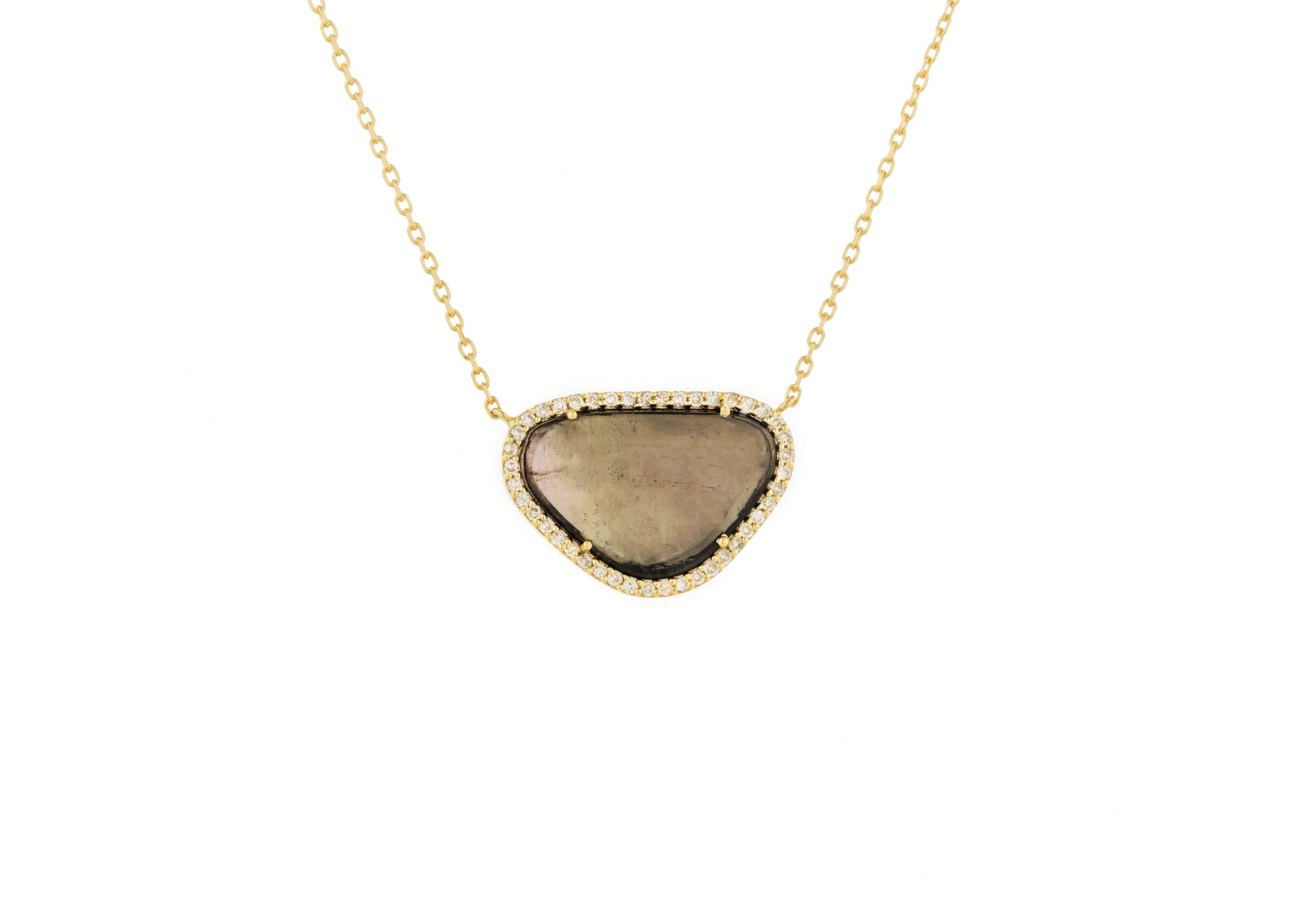 Taupe Tourmaline Stella Necklace