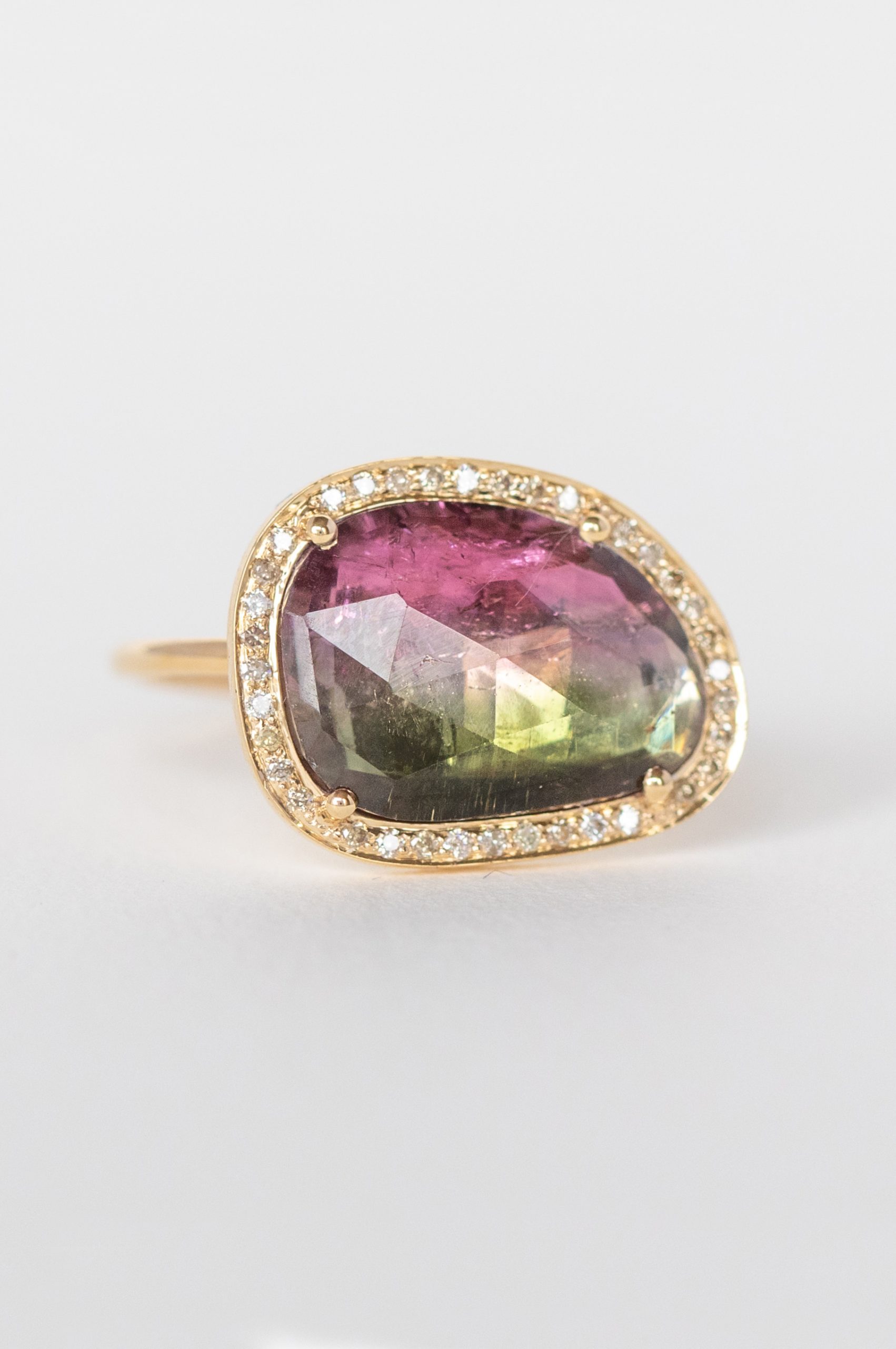 Watermelon Tourmaline Stella Ring